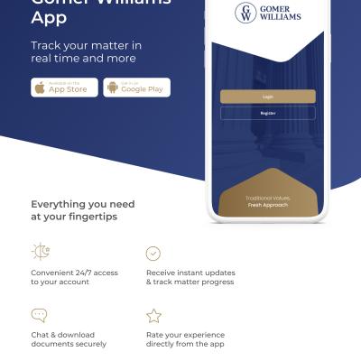 Track your case in real time with our new App!