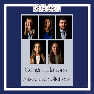 Associate Solicitor Promotions at Gomer Williams