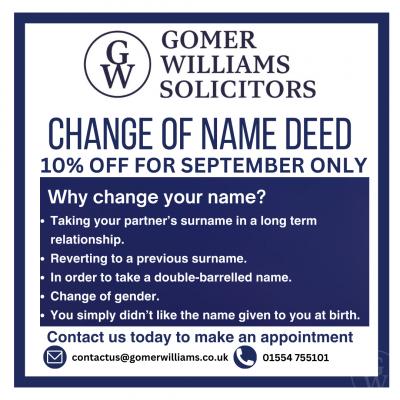 CHANGE OF NAME DEED