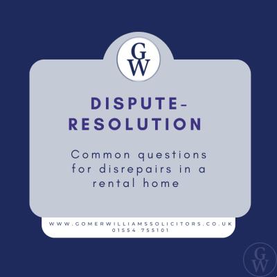 Dispute Resolution - Rental Repairs