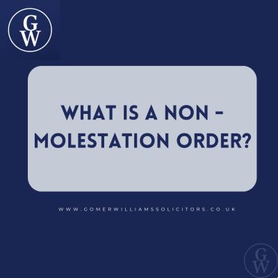 What is a non-molestation order?