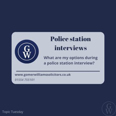 Police station interviews