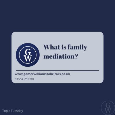 What is family mediation?