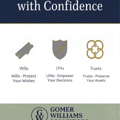 Wills, LPAs and Trusts available in Port Talbot & Merthyr